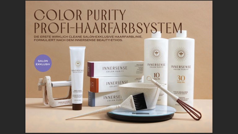 Produktlinie von INNERSENSE Produktlinie von INNERSENSE Color Purity Profi-Haarfarbsystem