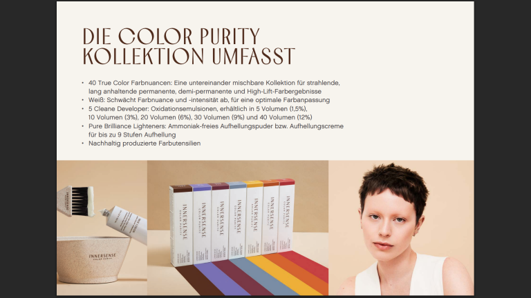 Bild Color Purity Bild mit 40 verschiedene Farbnuancen